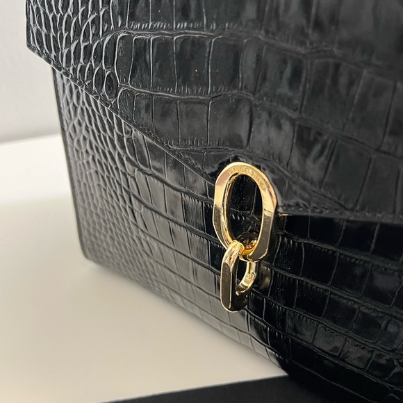 New-  Bing Dana croc effects Embossed bag - Picture 13 of 16